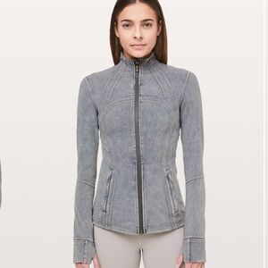 Lululemon Define Jacket Luna Grey Wash Size 4
